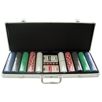 Classic Black Rounded Corner Trolley 1000 Aluminum Poker Chip Case